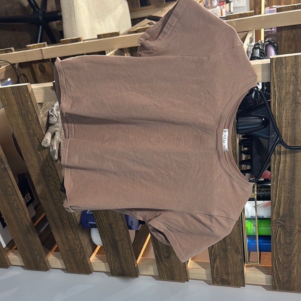 Brown Short Sleeve T-Shirt